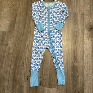 Blue and White Kids One Piece